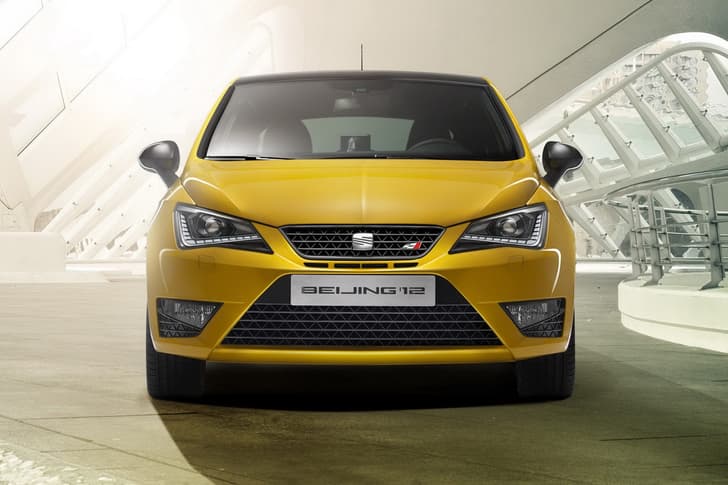 Seat revealed the updated Ibiza-Cupra at the upcoming Beijing Motor Show